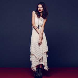 Lace Layered Maxi Dress